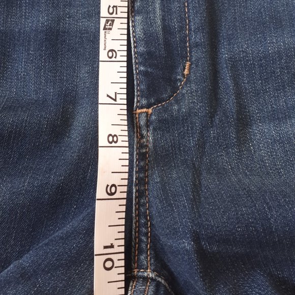 Eddie Bauer Slightly Curvy Slim Straight Cropped Jeans Size 16 - Picture 11 of 13